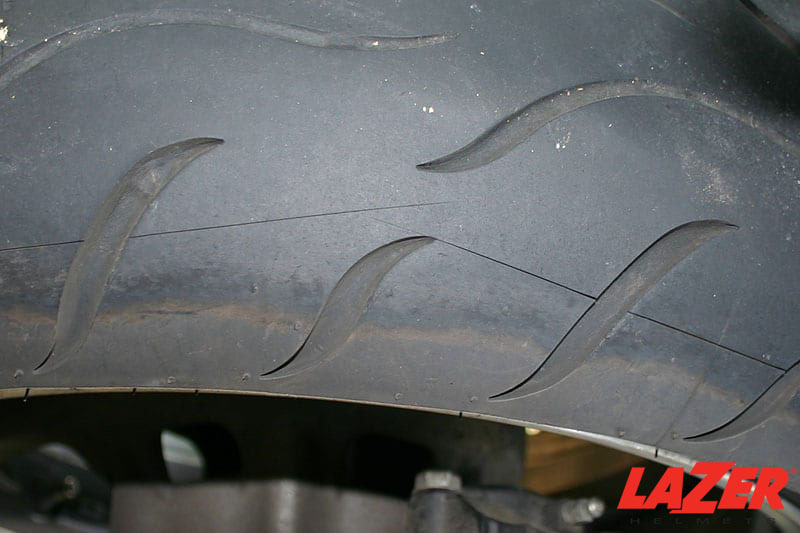 Chicken Strips on tire