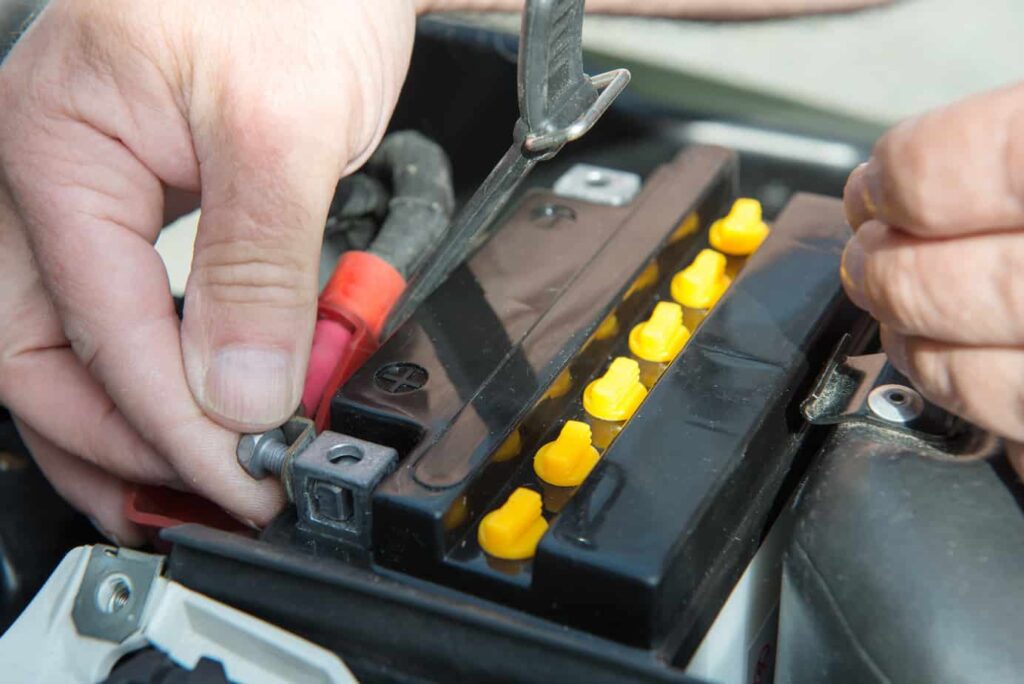 Remove The Battery From Motorbike