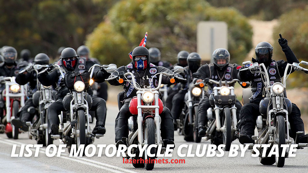 The Map List of Motorcycle Clubs by State Dominant MCs