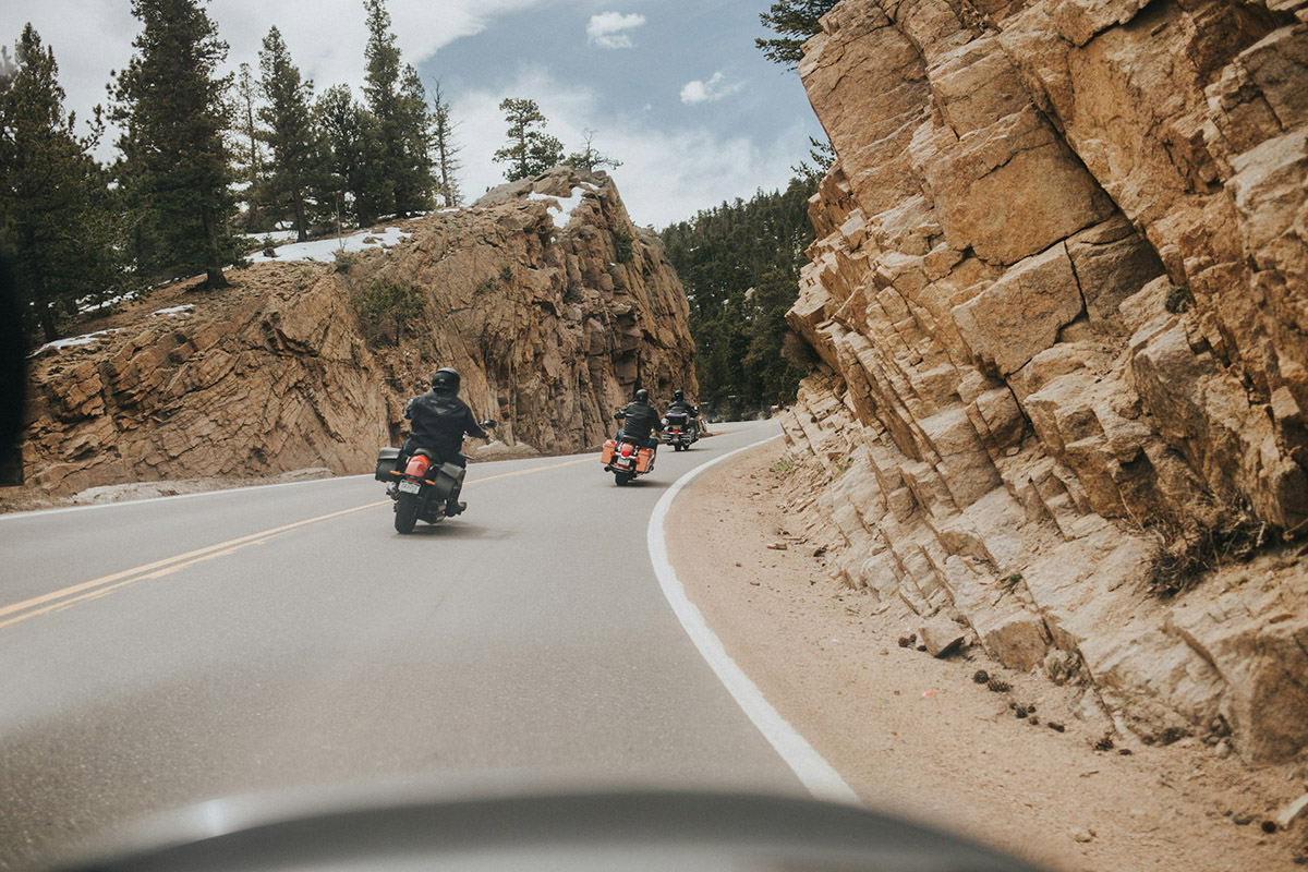 motorcycle on road