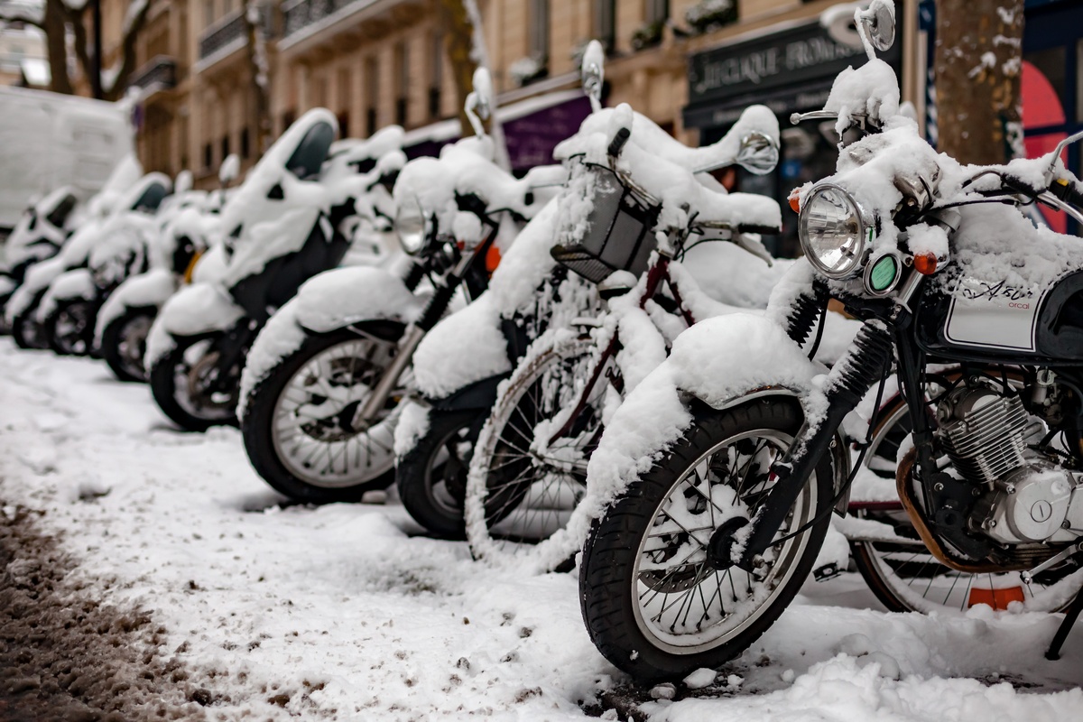 motorbike winter